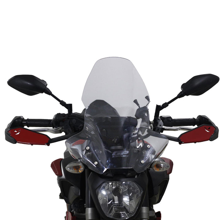 GP Kompozit Touring Windshield Windscreen Smoked Compatible For Yamaha MT-07 2014-2017