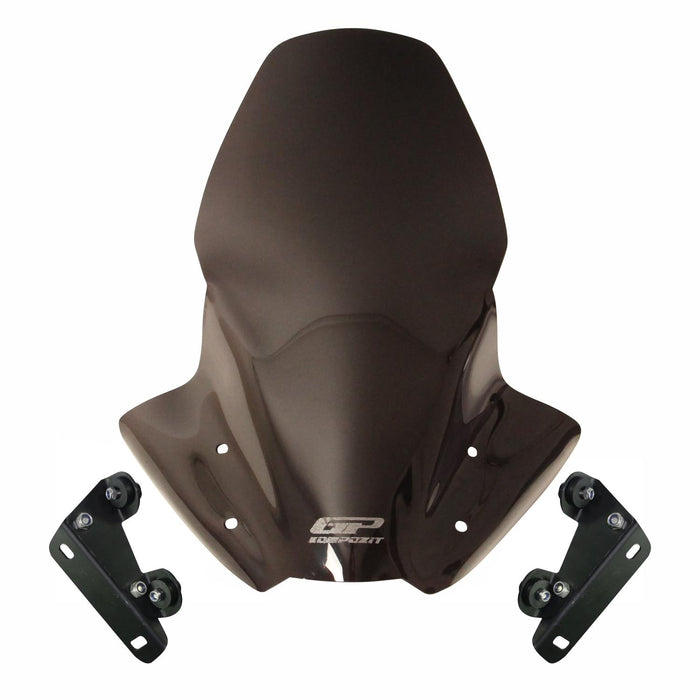 GP Kompozit Touring Windshield Windscreen Black Compatible For Yamaha MT-07  2018-2020