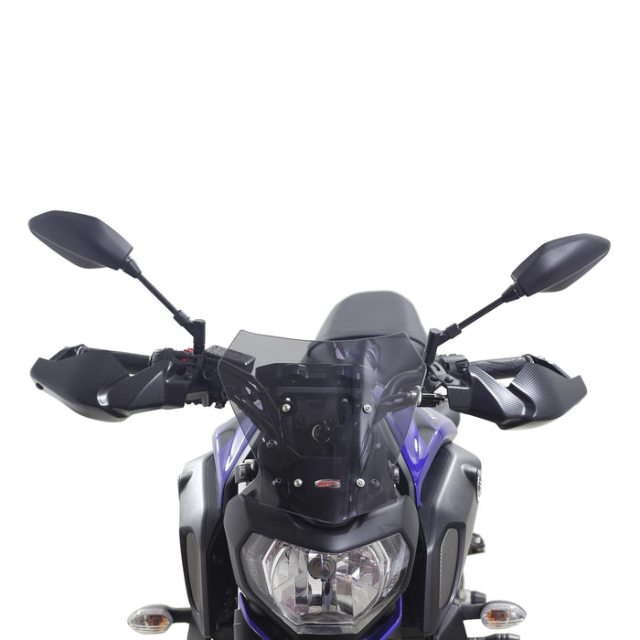 GP Kompozit Parabrisas deportivo negro compatible con Yamaha MT-07 2018-2020 