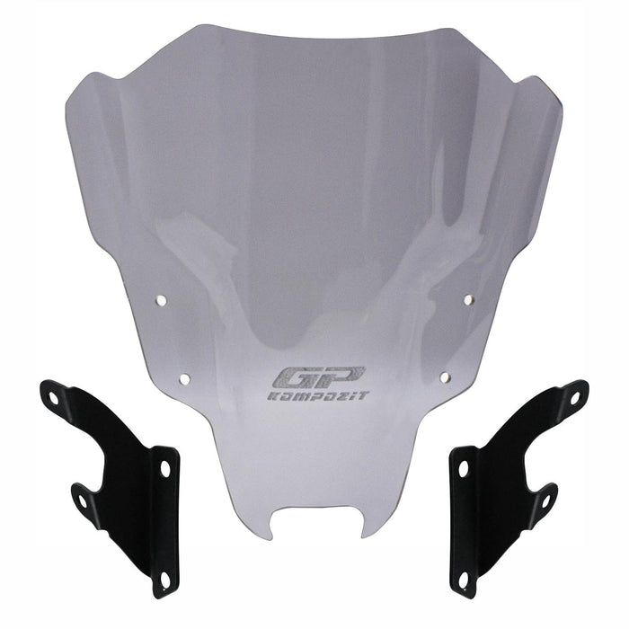 GP Kompozit Windshield Windscreen Smoked Compatible For Yamaha MT-07 2021-2023