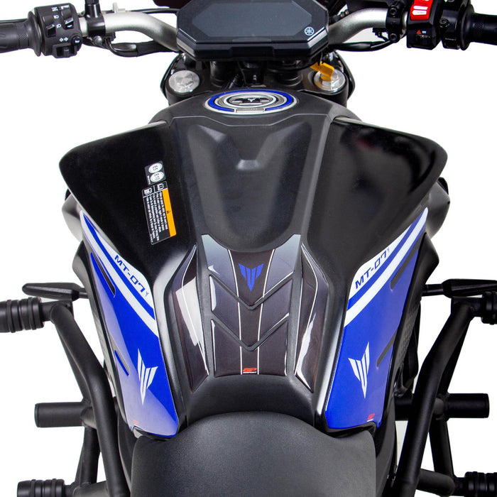 GP Kompozit Protector Depósito Azul Compatible Para Yamaha MT-07 2021-2023 