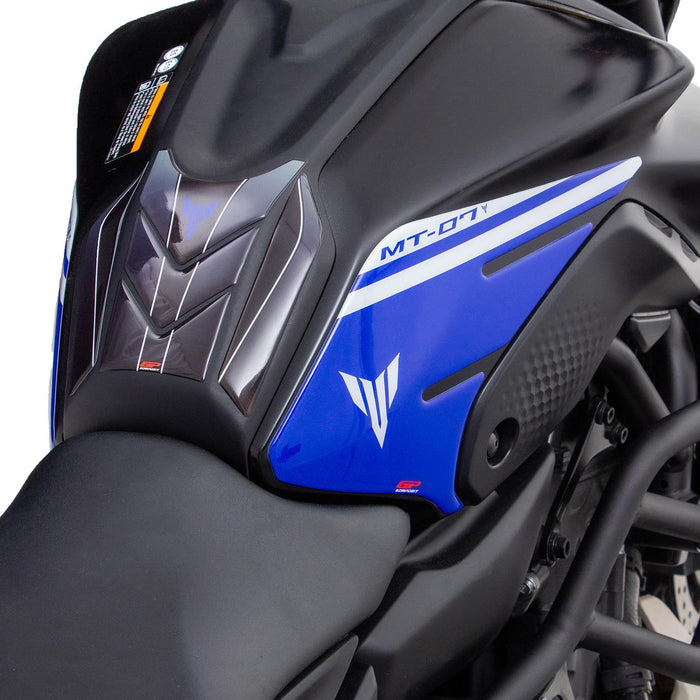 GP Kompozit Protector Depósito Azul Compatible Para Yamaha MT-07 2021-2023 