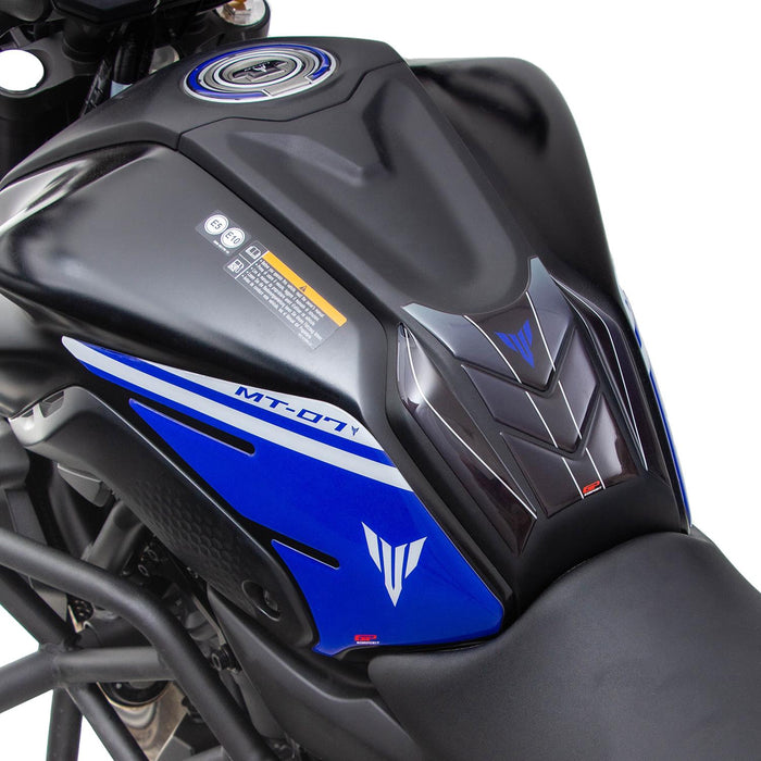 GP Kompozit Tank Pad Set Blue Compatible For Yamaha MT-07 2021-2023