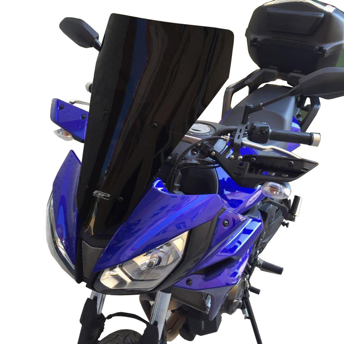 GP Kompozit Parabrisas Negro Compatible Para Yamaha MT-07 Tracer 2016-2019 