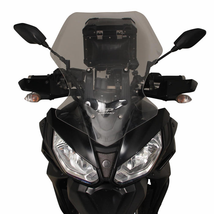 GP Kompozit Windshield Windscreen Smoked Compatible For Yamaha MT-07 Tracer 2016-2019