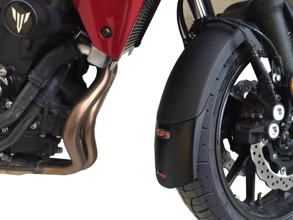 GP Kompozit Extensor de guardabarros delantero negro compatible con Yamaha MT-07 Tracer 2016-2023 