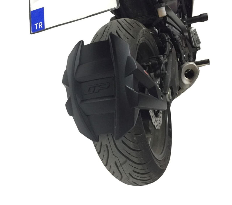 GP Kompozit Protection anti-éclaboussures arrière noire compatible avec Yamaha MT-07 Tracer 2016-2023 