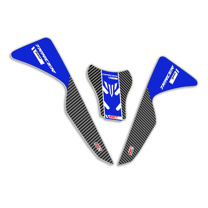 GP Kompozit Juego de protectores de depósito, color azul, compatible con Yamaha MT-07 Tracer 2020-2023 