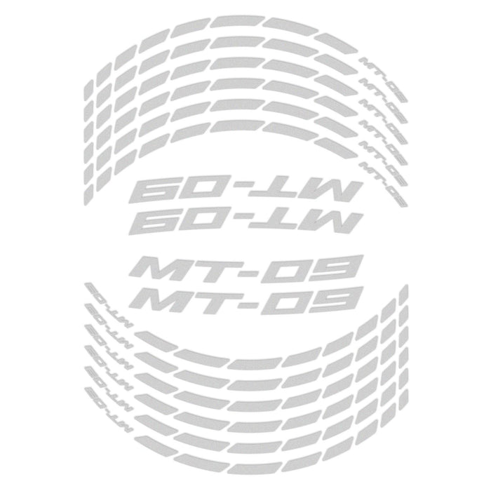 GP Kompozit Rim Strip Reflective Gray Compatible For Yamaha MT-09 2013-2023