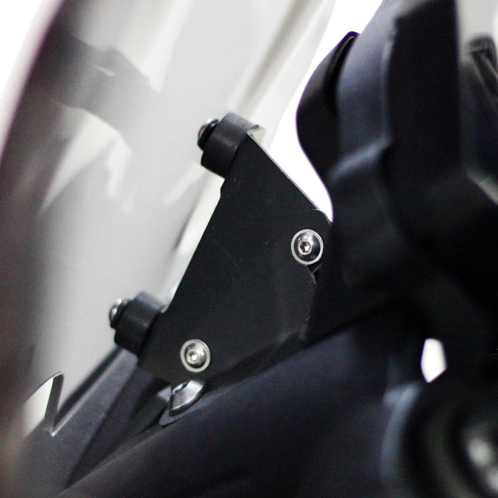 GP Kompozit Touring Windshield Windscreen Smoked Compatible For Yamaha MT-09 2017-2020