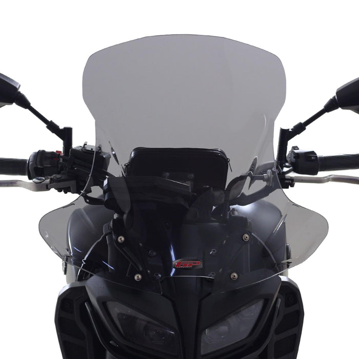 GP Kompozit Parabrisas Touring Ahumado Compatible Para Yamaha MT-09 2017-2020 