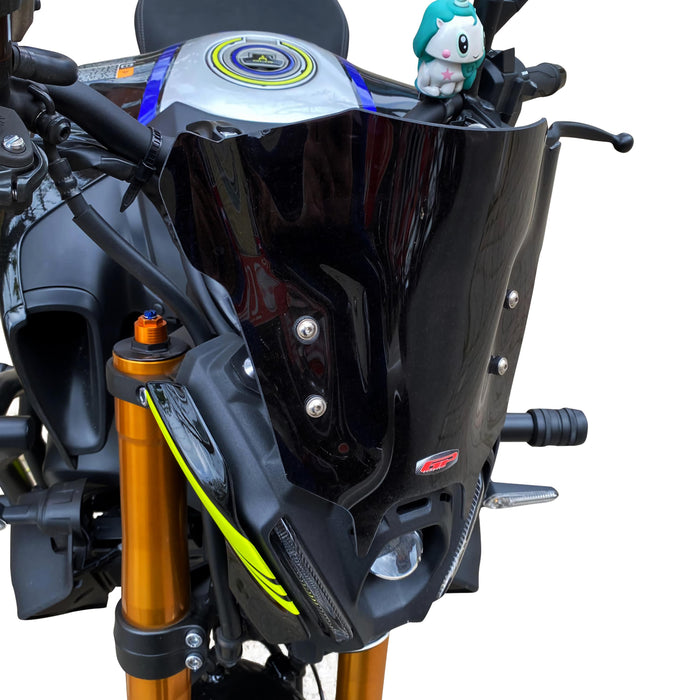 GP Kompozit Windshield Windscreen Smoked Compatible For Yamaha MT-09 2021-2023