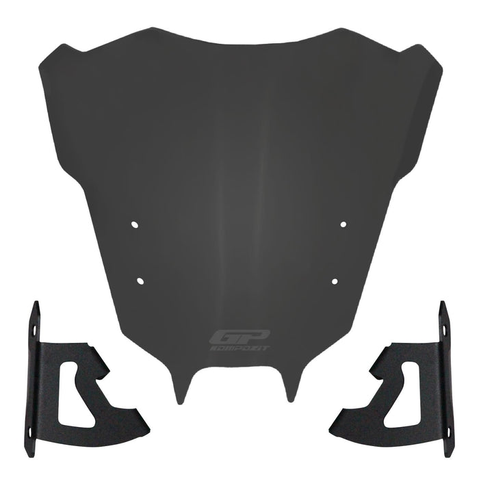 GP Kompozit Windshield Windscreen Smoked Compatible For Yamaha MT-09 2021-2023