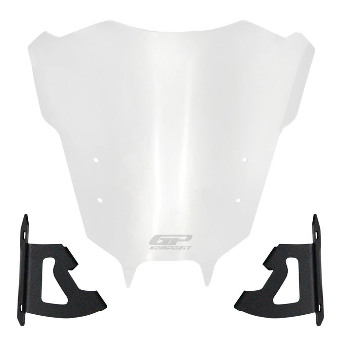 GP Kompozit Windshield Windscreen Clear Compatible For Yamaha MT-09 2021-2023