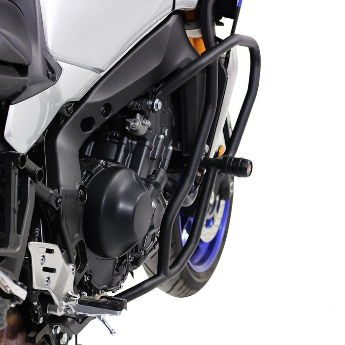 GP Kompozit Protector de barra de choque para motor, color negro, compatible con Yamaha MT-09 Tracer / MT-09 Tracer GT 2021-2023 