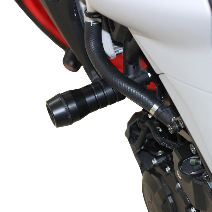 GP Kompozit Engine Crash Frame Slider Black Compatible For Yamaha MT-25 / MT-03 2015-2023