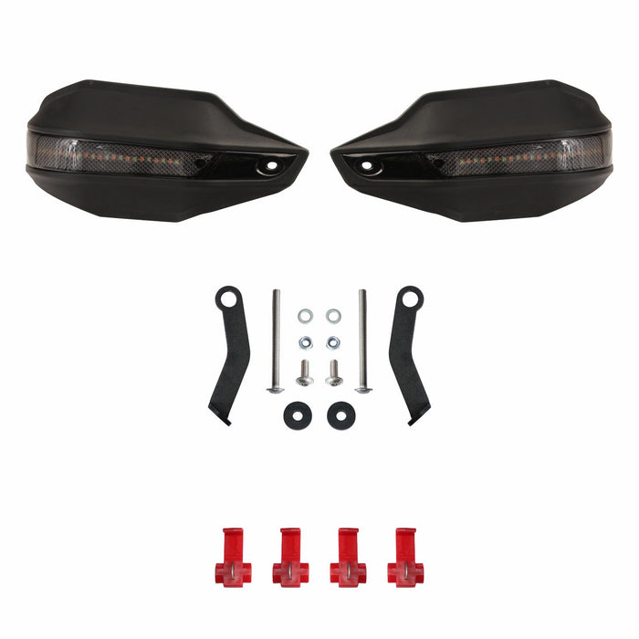 GP Kompozit LED Handguard Lights with Turn Signals Compatible For Yamaha MT-25 / MT-03 2015-2024