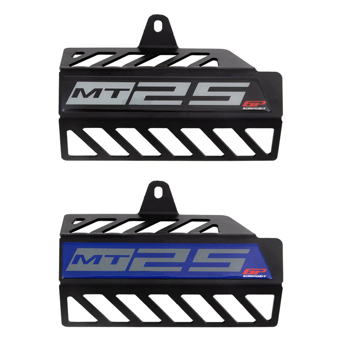 GP Kompozit Exhaust Guard Cover Black Compatible For Yamaha MT-25 / MT-03  2015-2024