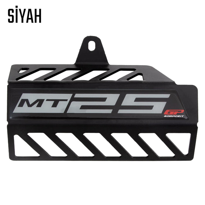 GP Kompozit Exhaust Guard Cover Black Compatible For Yamaha MT-25 / MT-03  2015-2024