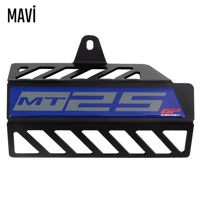 GP Kompozit Exhaust Guard Cover Black Compatible For Yamaha MT-25 / MT-03  2015-2024