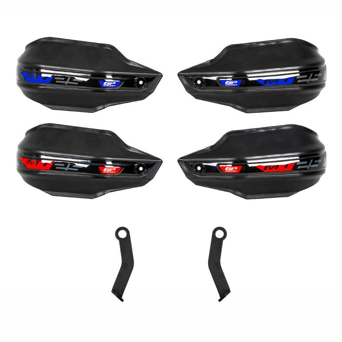 GP Kompozit Protège-mains en plastique noir compatible pour Yamaha MT-25 / MT-03 2015-2023 