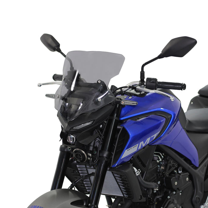 Parabrisas GP Kompozit Negro Compatible con Yamaha MT-25 / MT-03 2025-2026