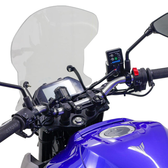 GP Kompozit Touring Windshield Windscreen Smoked Compatible For Yamaha MT-25 / MT-03 2020-2024