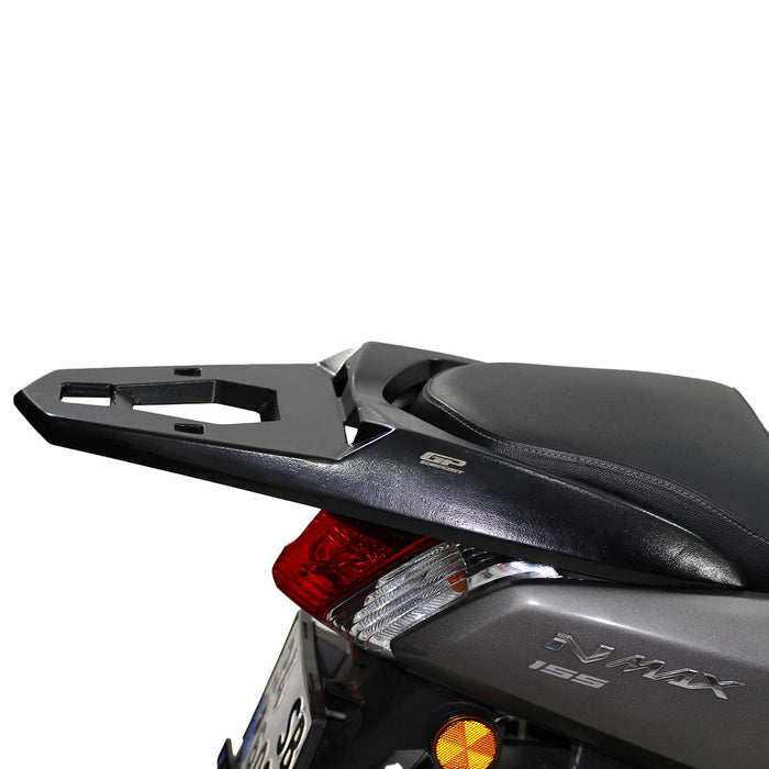 GP Kompozit Rear Luggage Rack Black Compatible For Yamaha NMAX 125 / NMAX 155 2015-2020