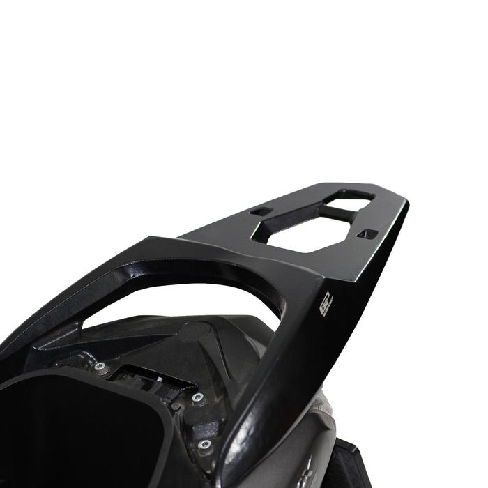 GP Kompozit Rear Luggage Rack Black Compatible For Yamaha NMAX 125 / NMAX 155 2015-2020