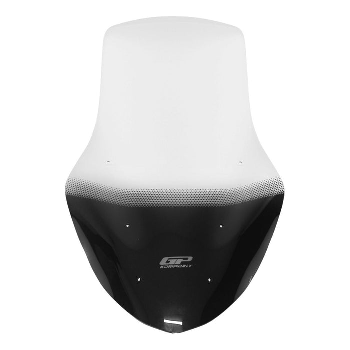 GP Kompozit Silkscreened Touring Windshield Windscreen Transparent Compatible For Yamaha NMAX 125 / NMAX 155 2015-2020
