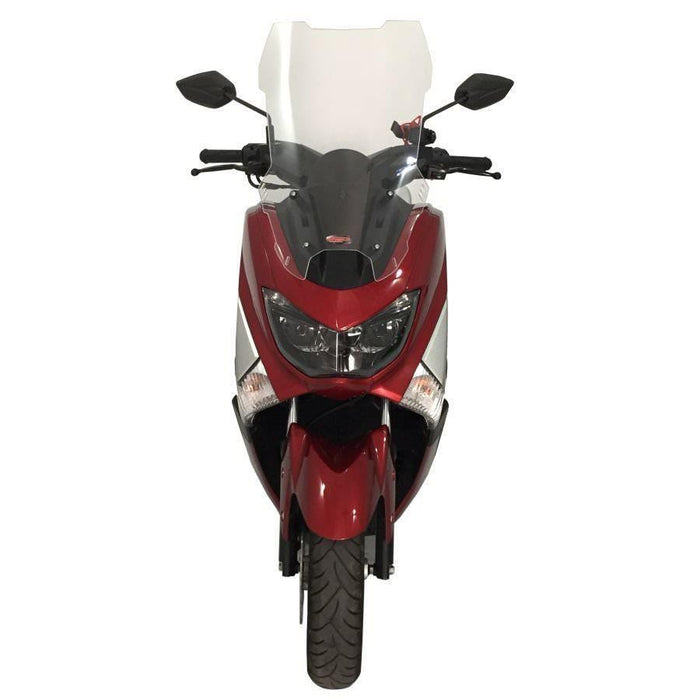 GP Kompozit Windshield Windscreen Black Compatible For Yamaha NMAX 125 / NMAX 155  2015-2020