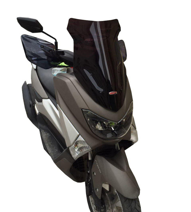 GP Kompozit Sport Windshield Windscreen Black Compatible For Yamaha NMAX 125 / NMAX 155  2015-2020