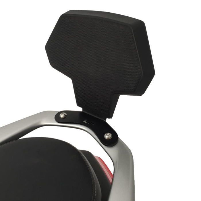 GP Kompozit Backrest Sissy Bar Black Compatible For Yamaha NMAX 125 / NMAX 155 2015-2023