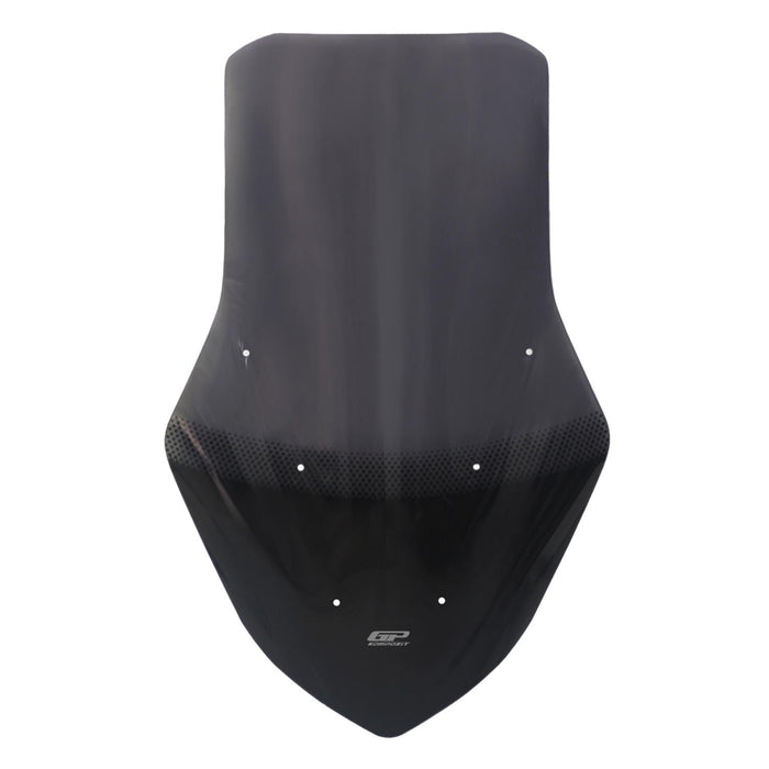 GP Kompozit Touring Windshield Windscreen With Bracket Smoked Compatible For Yamaha NMAX 125 / NMAX 155  2021-2024