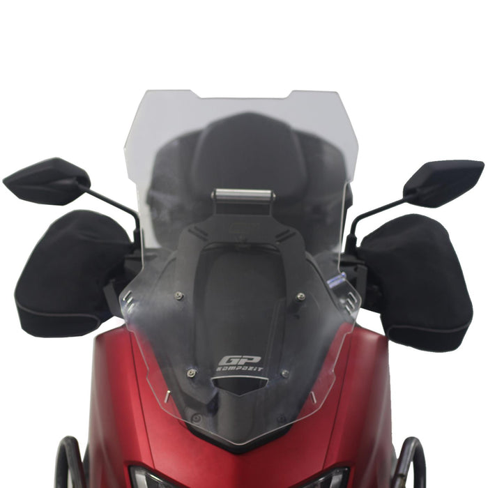 GP Kompozit Windshield Windscreen Clear Compatible For Yamaha NMAX 125 / NMAX 155  2021-2024