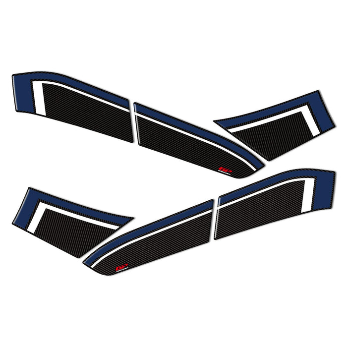 GP Kompozit Side Strip Tank Pad Blue Compatible For Yamaha NMAX 125 / NMAX 155  2021-2024