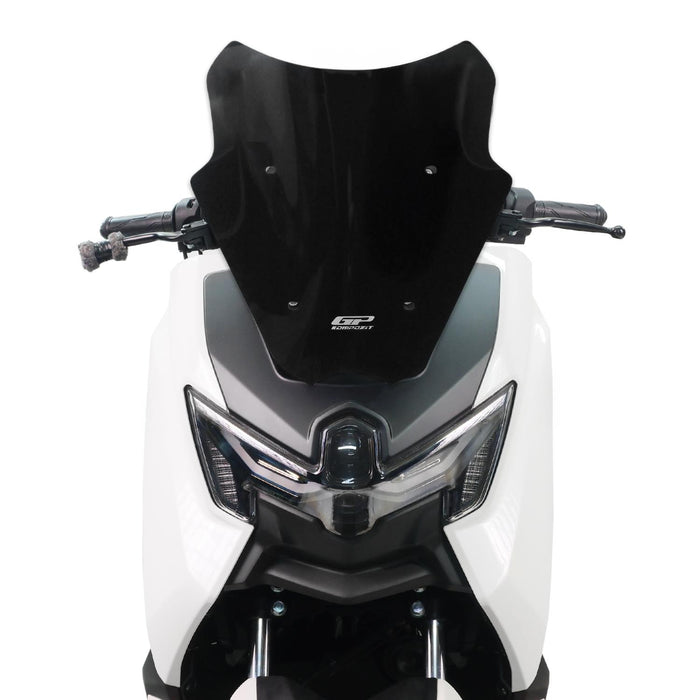 GP Kompozit Windshield Windscreen Black Compatible For Yamaha NMAX 125 / NMAX 155 2025