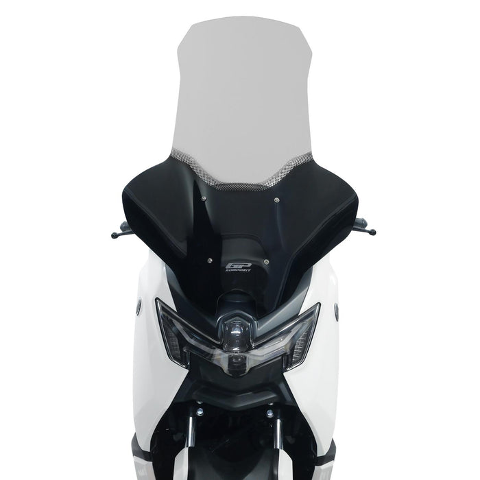 GP Kompozit Silkscreened Windshield Windscreen With Handguard Smoked Compatible For Yamaha NMAX 125 / NMAX 155 2025
