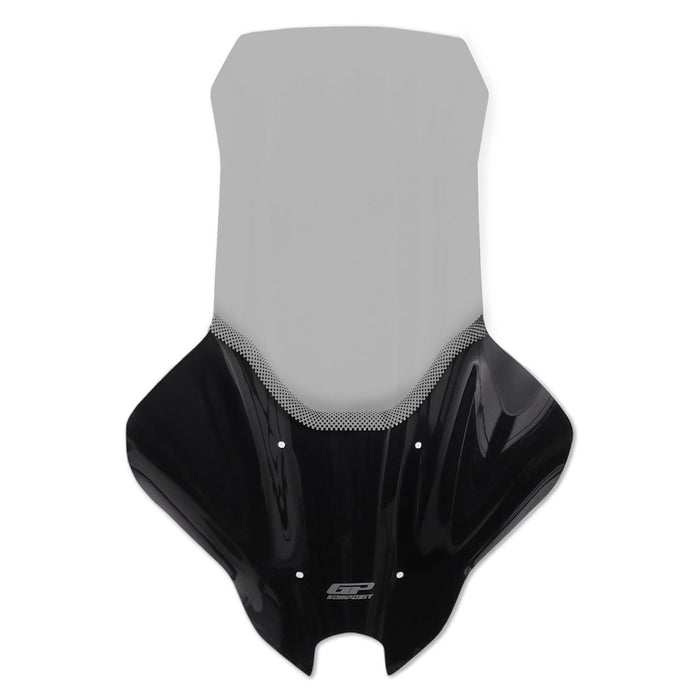 GP Kompozit Silkscreened Windshield Windscreen With Handguard Smoked Compatible For Yamaha NMAX 125 / NMAX 155 2025