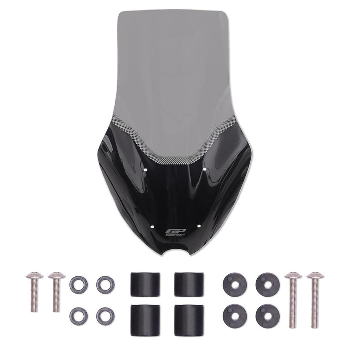 GP Kompozit Windshield Windscreen Smoked Compatible For Yamaha NMAX 125 / NMAX 155  2025-2026