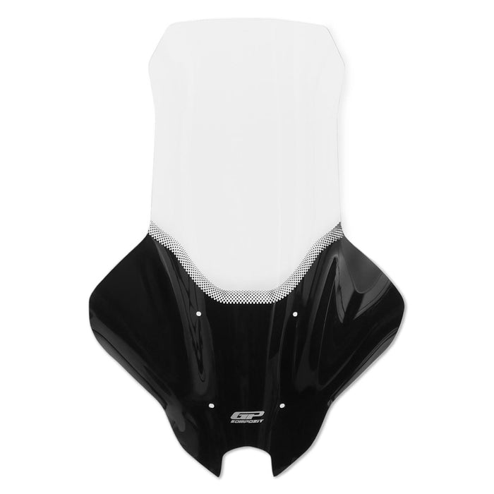 GP Kompozit Silkscreened Windshield Windscreen With Handguard Clear Compatible For Yamaha NMAX 125 / NMAX 155 2025