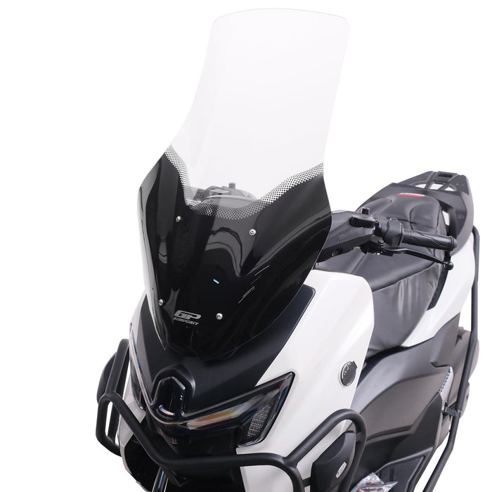 Cúpula parabrisas transparente GP Kompozit compatible con Yamaha NMAX 125 / NMAX 155 2025-2026