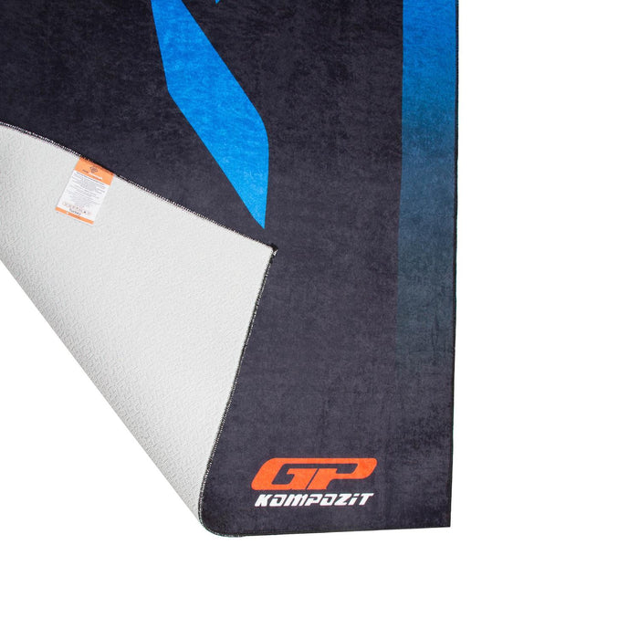 GP Kompozit Motorcycle Mat Black-Blue Compatible For R Universal