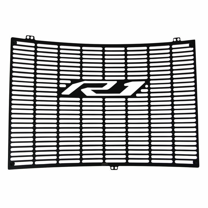 GP Kompozit Radiator Grille Guard Protector Cover Black Compatible For Yamaha YZF-R1 2015-2019