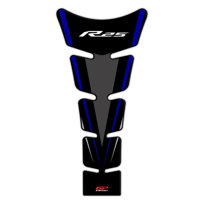 GP Kompozit Kit de protections de réservoir bleu compatible avec Yamaha YZF-R25 / YZF-R3 2015-2018 