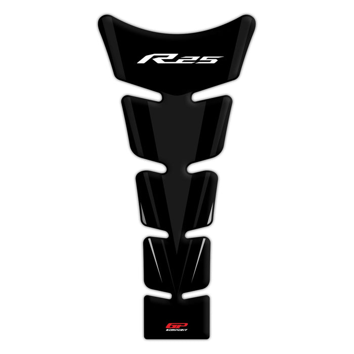 GP Kompozit Tank Pad Set Black Compatible For Yamaha YZF-R25 2015-2018