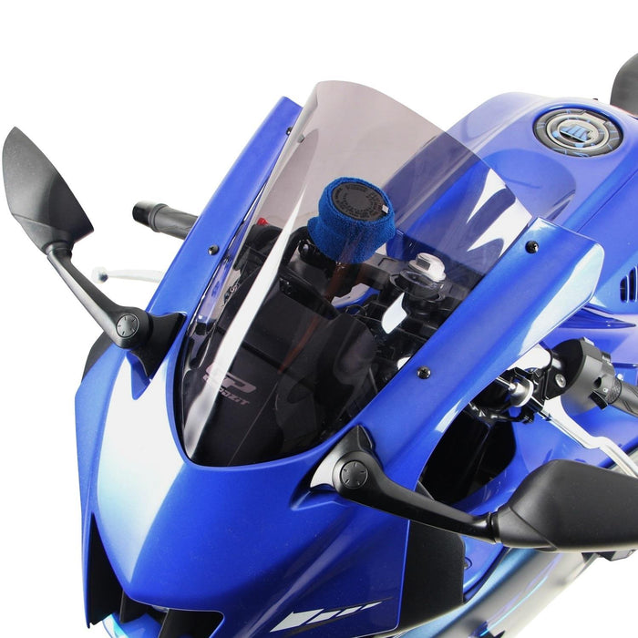 Cúpula de parabrisas GP Kompozit negra compatible con Yamaha YZF-R7 2021-2023