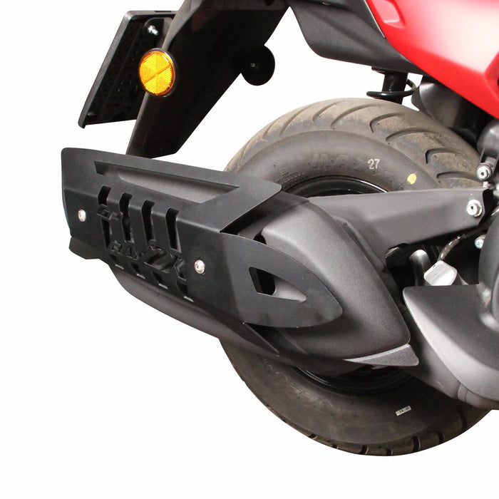 GP Kompozit Exhaust Guard Cover Black Compatible For Yamaha Cygnus RayZR 2024