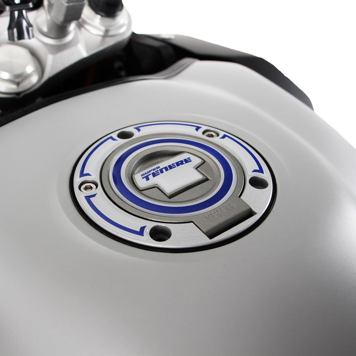 GP Kompozit Tank Pad Set Blue-Gray Compatible For Yamaha Tenere 1200 2011-2020