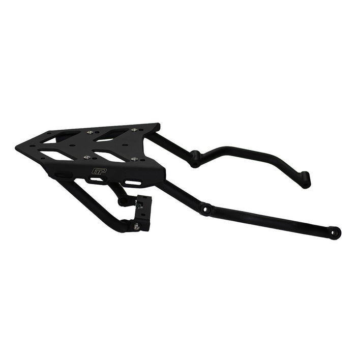 GP Kompozit Rear Luggage Rack with Foot Support Black Compatible For Yamaha Tenere 700 XTZ690 2019-2023